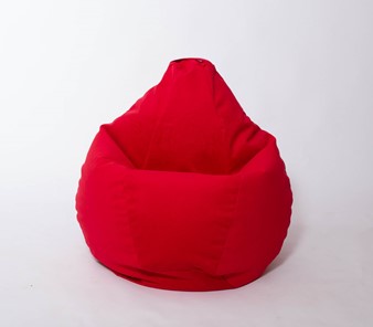 Кресло-мешок Груша малое, велюр однотон, красное в Нижнем Новгороде - предосмотр 2