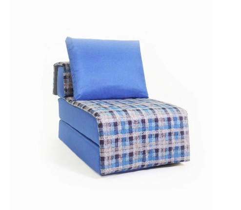 Бескаркасное кресло Харви, синий - квадро в Нижнем Новгороде - изображение