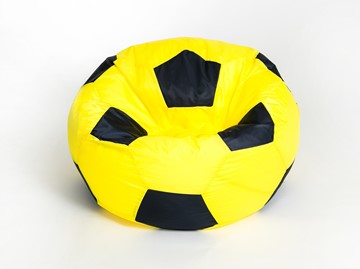 Кресло-мешок Мяч большой, желто-черный в Нижнем Новгороде