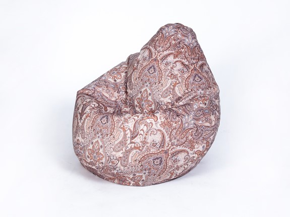 Кресло-мешок Груша малое, велюр принт, далила в Нижнем Новгороде - изображение