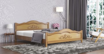 Спальная кровать Виктория 140*195 с основанием в Нижнем Новгороде - предосмотр