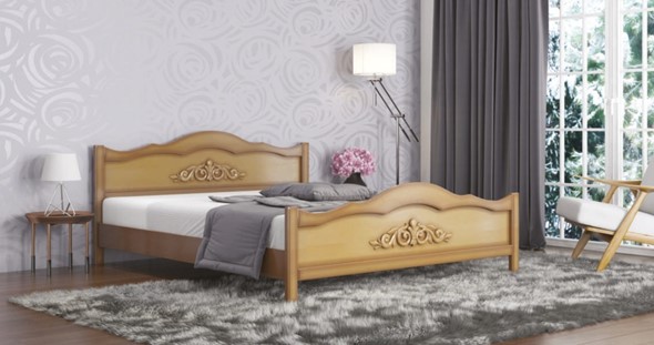 Спальная кровать Виктория 140*195 с основанием в Нижнем Новгороде - изображение