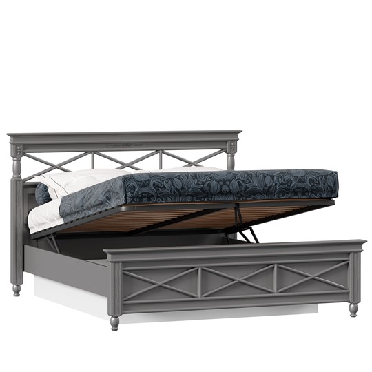 Кровать 2-спальная 1600 с подъемным механизмом Амели (Оникс Серый) ЛД 642.790 в Нижнем Новгороде - изображение 1