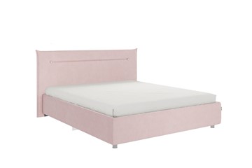 Спальная кровать Альба 1.6, нежно-розовый (велюр) в Нижнем Новгороде