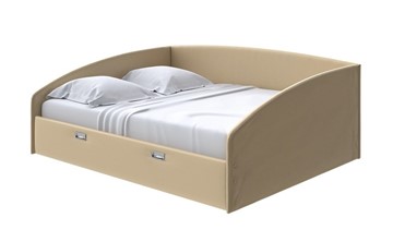 Двуспальная кровать Bono 160х200, Экокожа (Золотой перламутр) в Нижнем Новгороде