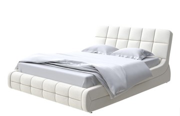 Спальная кровать Corso-6 140x200, Искусственная шерсть (Лама Лён) в Нижнем Новгороде