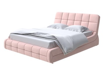 Кровать двуспальная Corso-6 140x200, Велюр (Ultra Розовый мусс) в Нижнем Новгороде