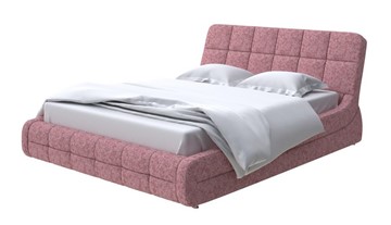 Двуспальная кровать Corso-6 160х200, Рогожка (Levis 62 Розовый) в Нижнем Новгороде