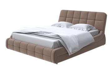 Двуспальная кровать Corso-6 160х200, Велюр (Forest 514 Светло-коричневый) в Нижнем Новгороде