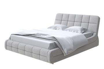 Двуспальная кровать Corso-6 180х200, Искусственная шерсть (Лама Светло-серый) в Нижнем Новгороде - предосмотр
