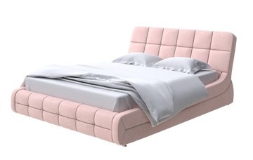 Кровать спальная Corso-6 180х200, Велюр (Ultra Розовый мусс) в Нижнем Новгороде
