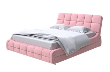 Спальная кровать Corso-6 200х200, Велюр (Casa Жемчужно-розовый) в Нижнем Новгороде