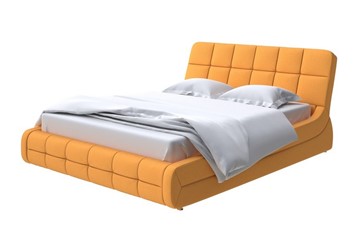 Двуспальная кровать Corso-6 200х200, Велюр (Scandi Cotton 18 Шафран) в Нижнем Новгороде
