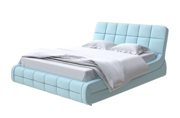 Кровать в спальню Corso-6 200х200, Велюр (Scandi Cotton 20 Голубой Лед) в Нижнем Новгороде