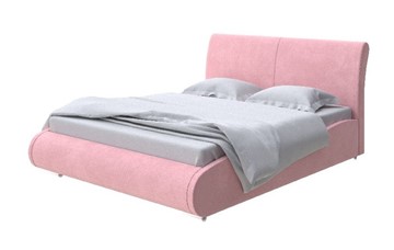 Двуспальная кровать Corso-8 Lite 200x200, Велюр (Casa Жемчужно-розовый) в Нижнем Новгороде