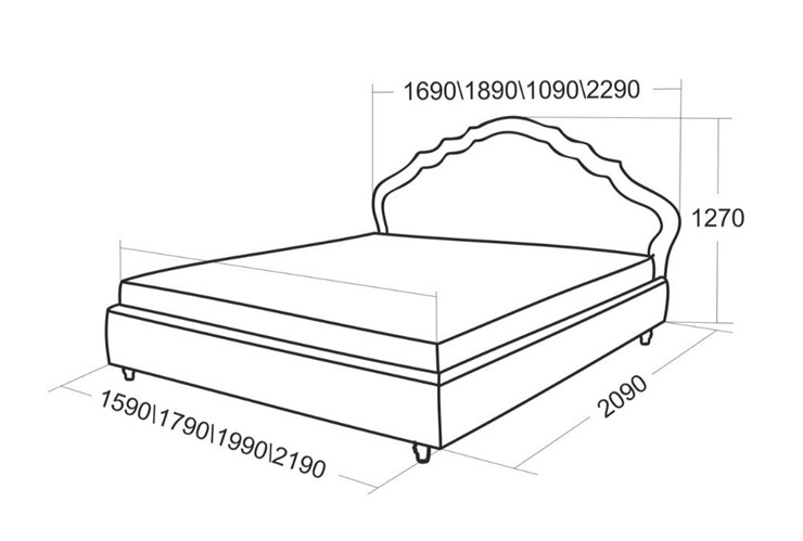 Кровать двуспальная Эмануэль 2290 в Нижнем Новгороде - изображение 4