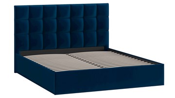 Кровать двуспальная Эмбер тип 1 (Велюр Confetti Blue) в Нижнем Новгороде - предосмотр 1