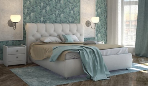 Кровать в спальню Gondola 100 с ортопедической решеткой 160х190 в Нижнем Новгороде - изображение