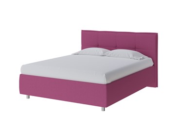 Кровать в спальню Lino 200х200, Рогожка (Savana Berry (фиолетовый)) в Нижнем Новгороде