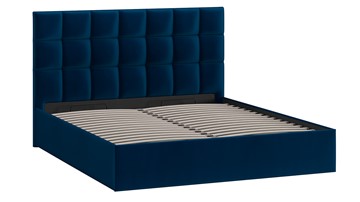 Кровать 2-спальная с подъемным механизмом Эмбер (Велюр Confetti Blue) в Нижнем Новгороде - предосмотр 1