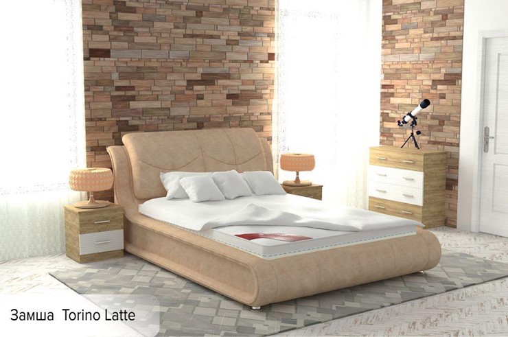 Кровать спальная Сицилия 160х200 (с основанием) в Нижнем Новгороде - изображение 3