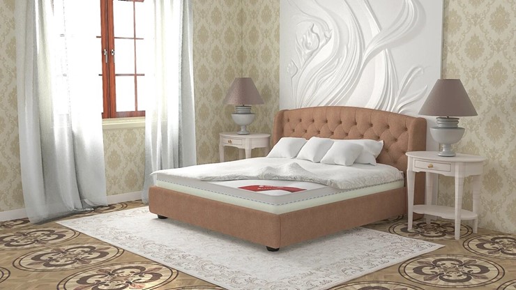 Кровать 2-спальная Сильва 160х200 (с основанием) в Нижнем Новгороде - изображение 3