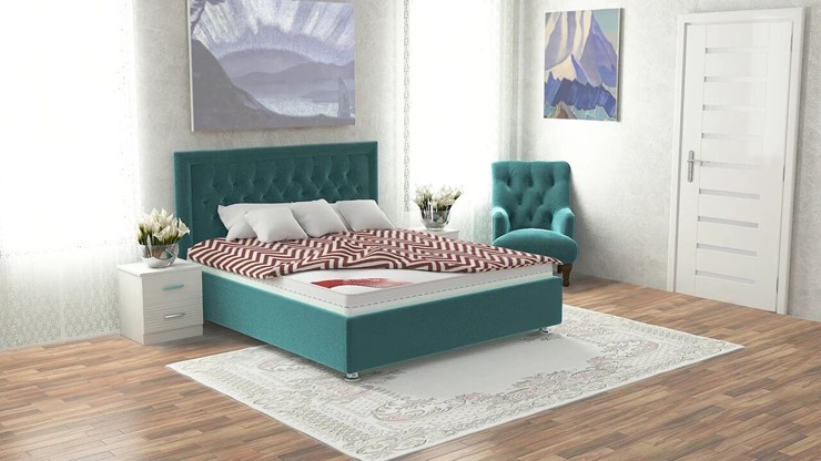 Кровать двуспальная Аврора 160х200 (с основанием) в Нижнем Новгороде - изображение 6