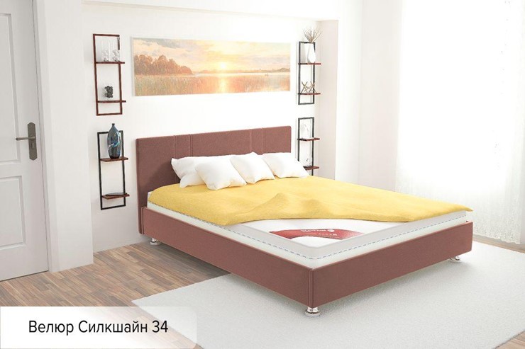 Кровать двуспальная Вена 160х200 (с основанием) в Нижнем Новгороде - изображение 1