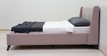 Кровать с механизмом двуспальная Мелисса 160,арт. Тори 45 велюр (ява) + кроватное дно в Нижнем Новгороде - предосмотр 3