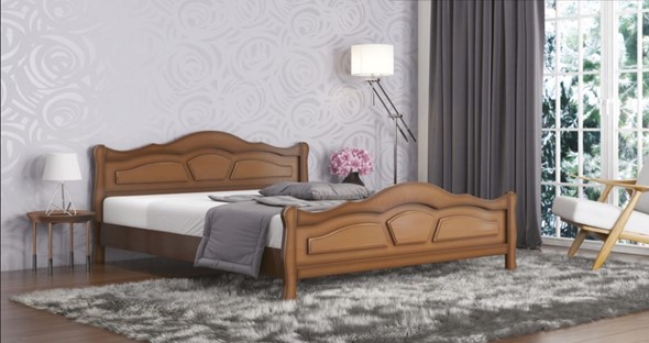 Кровать 1.5-спальная Легенда 140*195 с основанием в Нижнем Новгороде - изображение
