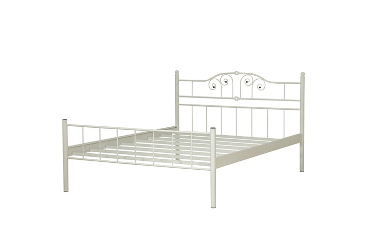 Двухспальная кровать 42.26-01 БОСТОН, металл белый в Нижнем Новгороде - изображение 3