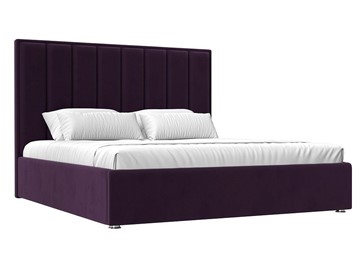 Двуспальная кровать с механизмом Афродита 160, Фиолетовый (Велюр) в Нижнем Новгороде - предосмотр