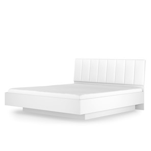 Кровать с подъемным механизмом Марсель-7 (Белый, экокожа polo белая) 1400 в Арзамасе