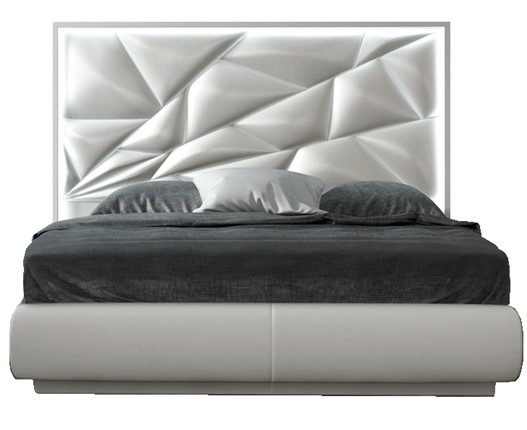 Спальная кровать FRANCO KIU 1242 с LED подсветкой изголовья (160х200) в Нижнем Новгороде - изображение