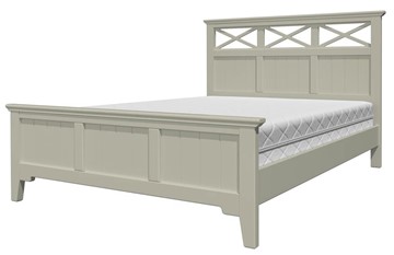 Спальная кровать Грация-5 с фисташковым карнизом (Фисташковый) 140х200 в Нижнем Новгороде