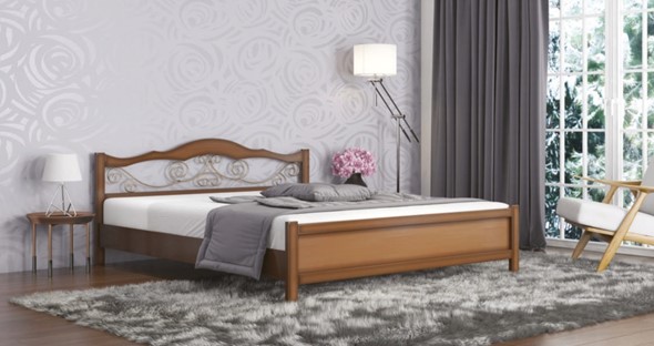 Кровать спальная Ковка 160*200 с основанием в Нижнем Новгороде - изображение