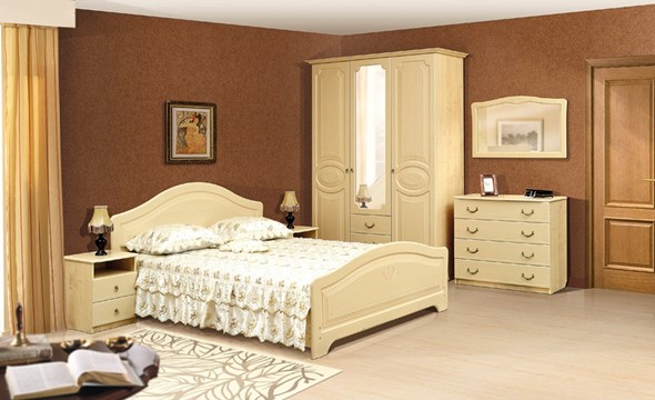 Модульная спальня Ивушка-5, цвет Дуб беленый в Нижнем Новгороде - изображение