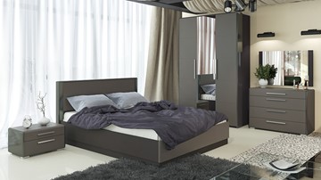 Модульная спальня Наоми №1, цвет Фон серый, Джут в Нижнем Новгороде - предосмотр 6