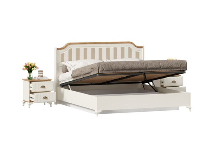 Гарнитур спальный Вилладжио, набор 4 (кровать 1800 с механизмом) в Нижнем Новгороде - изображение 1