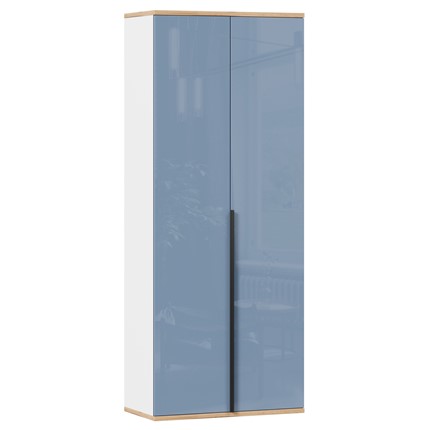 Шкаф двухстворчатый Урбан 528.050, белый/капри синий в Нижнем Новгороде - изображение