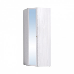 Распашной угловой шкаф Sherlock 63+ фасад зеркало, Ясень Анкор светлый в Нижнем Новгороде - предосмотр