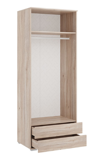Шкаф для одежды Лайк 55.01, дуб мария/галька в Нижнем Новгороде - изображение 2