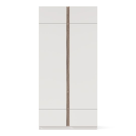 Шкаф двухстворчатый Лайт ЛД 412.090.000, Белый в Нижнем Новгороде - изображение 3