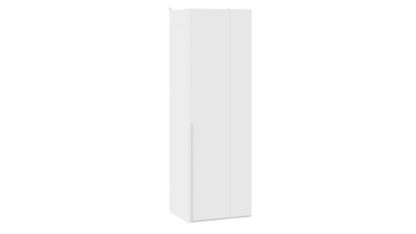 Шкаф угловой с 1 глухой дверью Порто (580) СМ-393.07.006 (Белый жемчуг/Белый софт) в Нижнем Новгороде - изображение