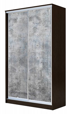 Шкаф 2-х створчатый Хит-22-12-77-22, 2200х1200х620, Бетон Венге в Нижнем Новгороде - изображение