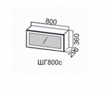 Шкаф на кухню Модерн шг800c/360 в Нижнем Новгороде - предосмотр