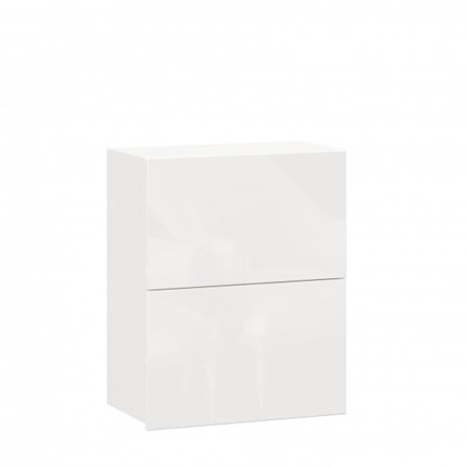 Кухонный горизонтальный шкаф 600 Шервуд, ЛД 281.970.000.173, белый/белый глянец в Нижнем Новгороде - изображение