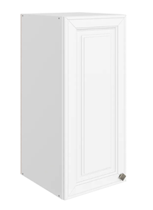 Шкаф навесной Мишель L300 H720 (1 дв. гл.) эмаль (белый/белый) в Нижнем Новгороде - предосмотр