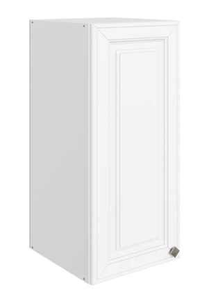 Шкаф навесной Мишель L300 H720 (1 дв. гл.) эмаль (белый/белый) в Нижнем Новгороде - изображение