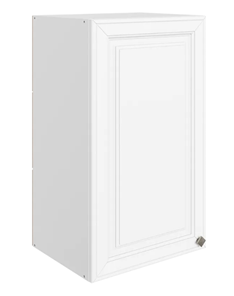 Шкаф на кухню Мишель L400 H720 (1 дв. гл.) эмаль (белый/белый) в Нижнем Новгороде - предосмотр